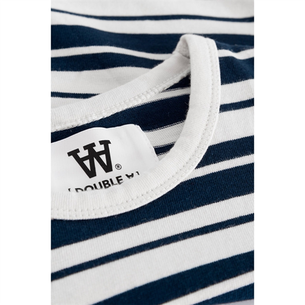 Wood Wood Off White/Navy Stripes Kim Bluse