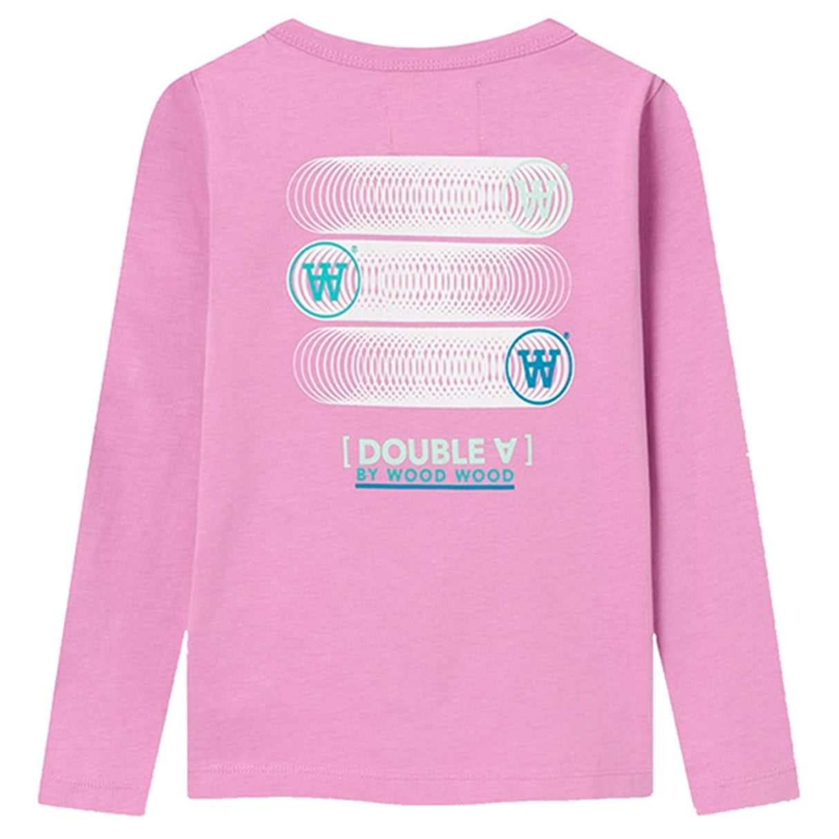 Wood Wood Rosy Lavender Kim Stackes Logo Bluse