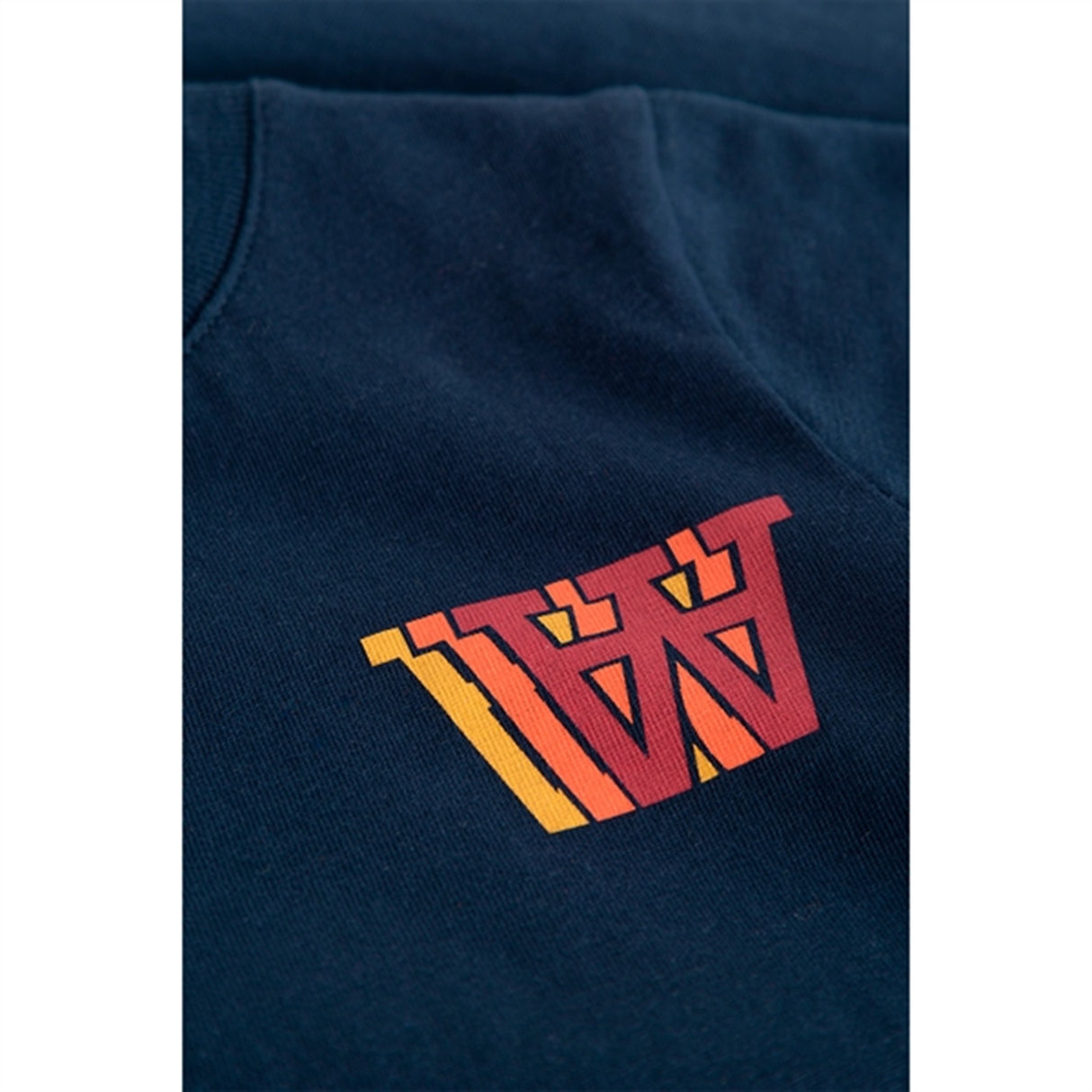 Wood Wood Navy Ola Logo T-shirt