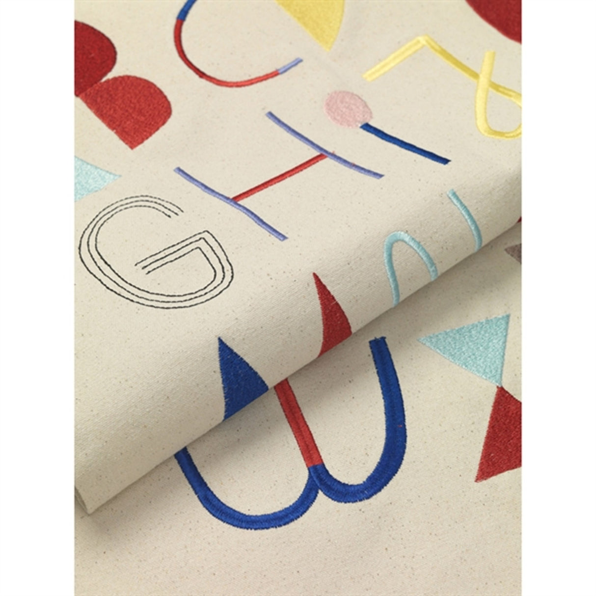 Ferm Living Alfabet Stof Plakat Off-White