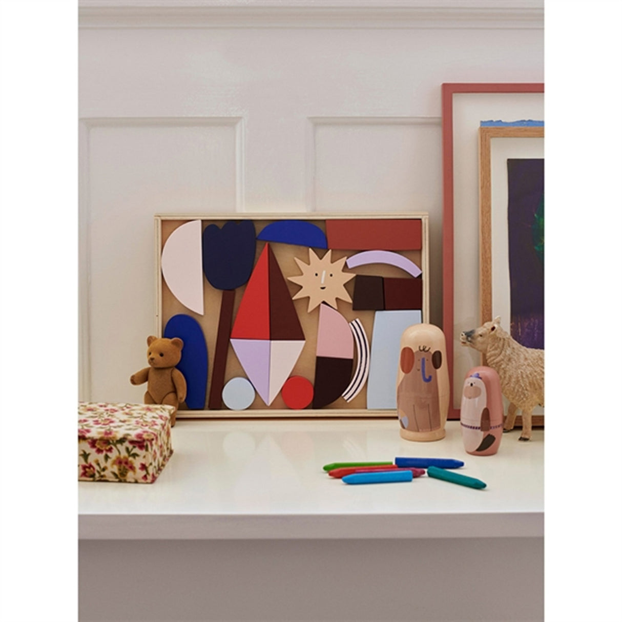 Ferm Living Frame Art Klodser Multi