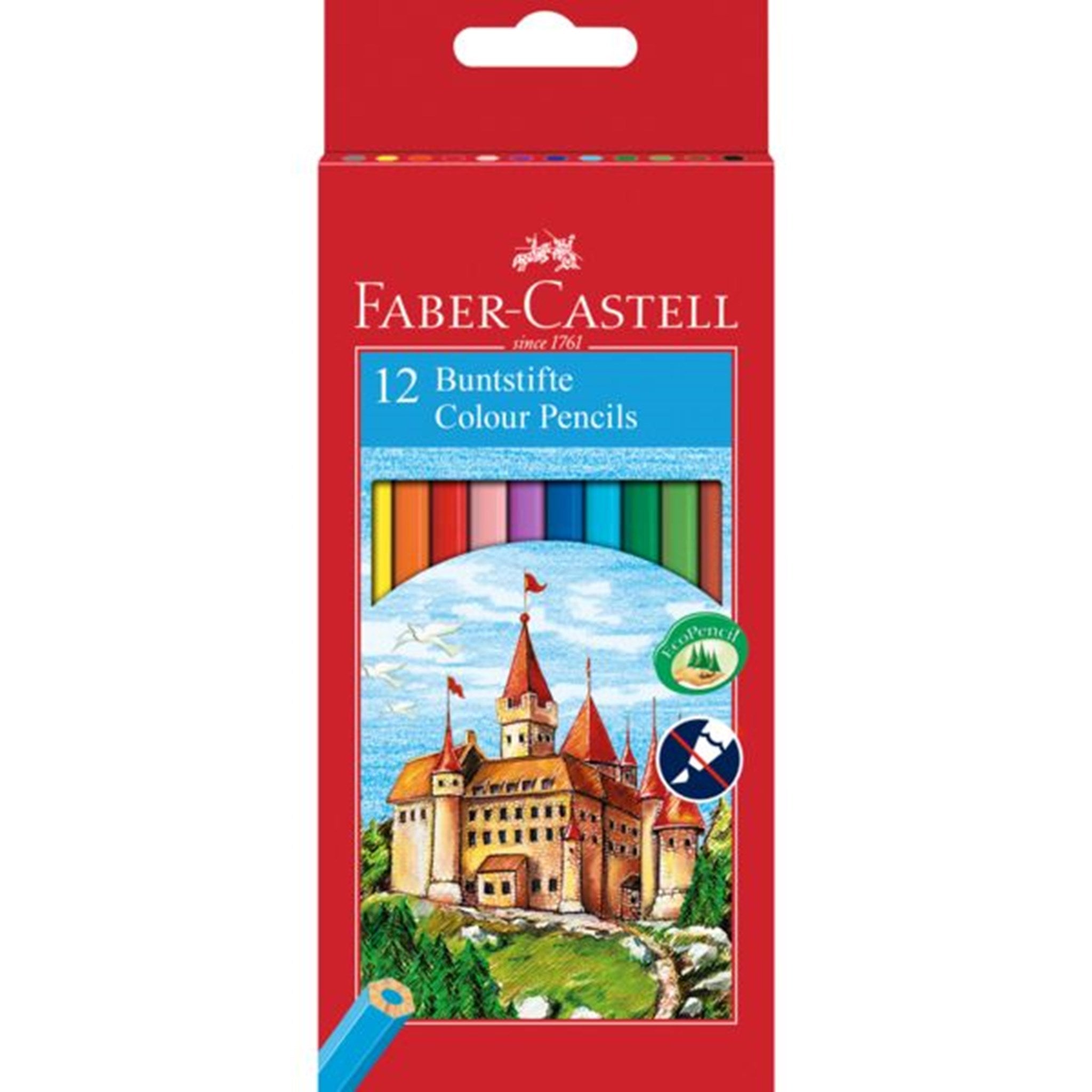 Faber Castell Slot 12 Farveblyanter