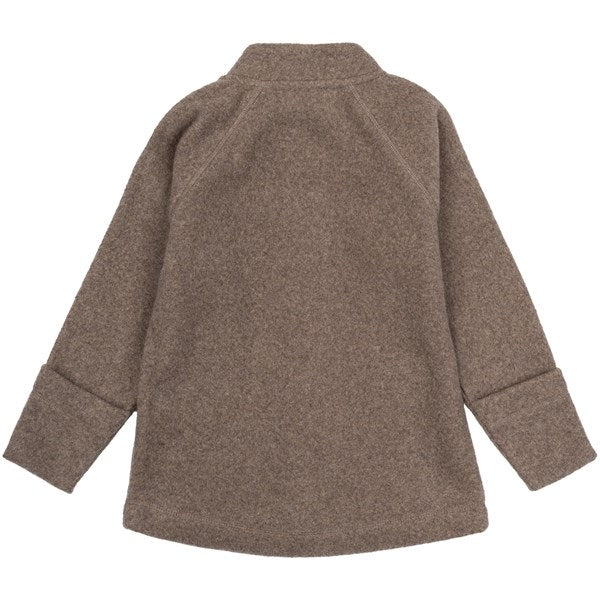 Mikk-Line Bomuld Fleece Jakke Melange Denver