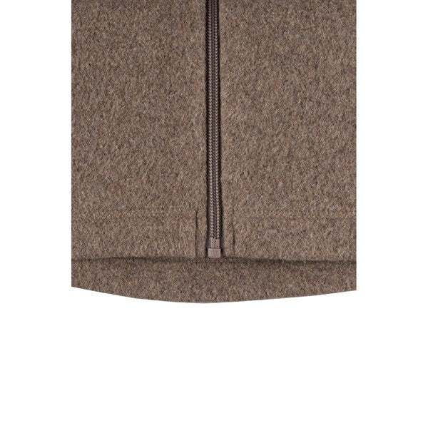 Mikk-Line Bomuld Fleece Jakke Melange Denver