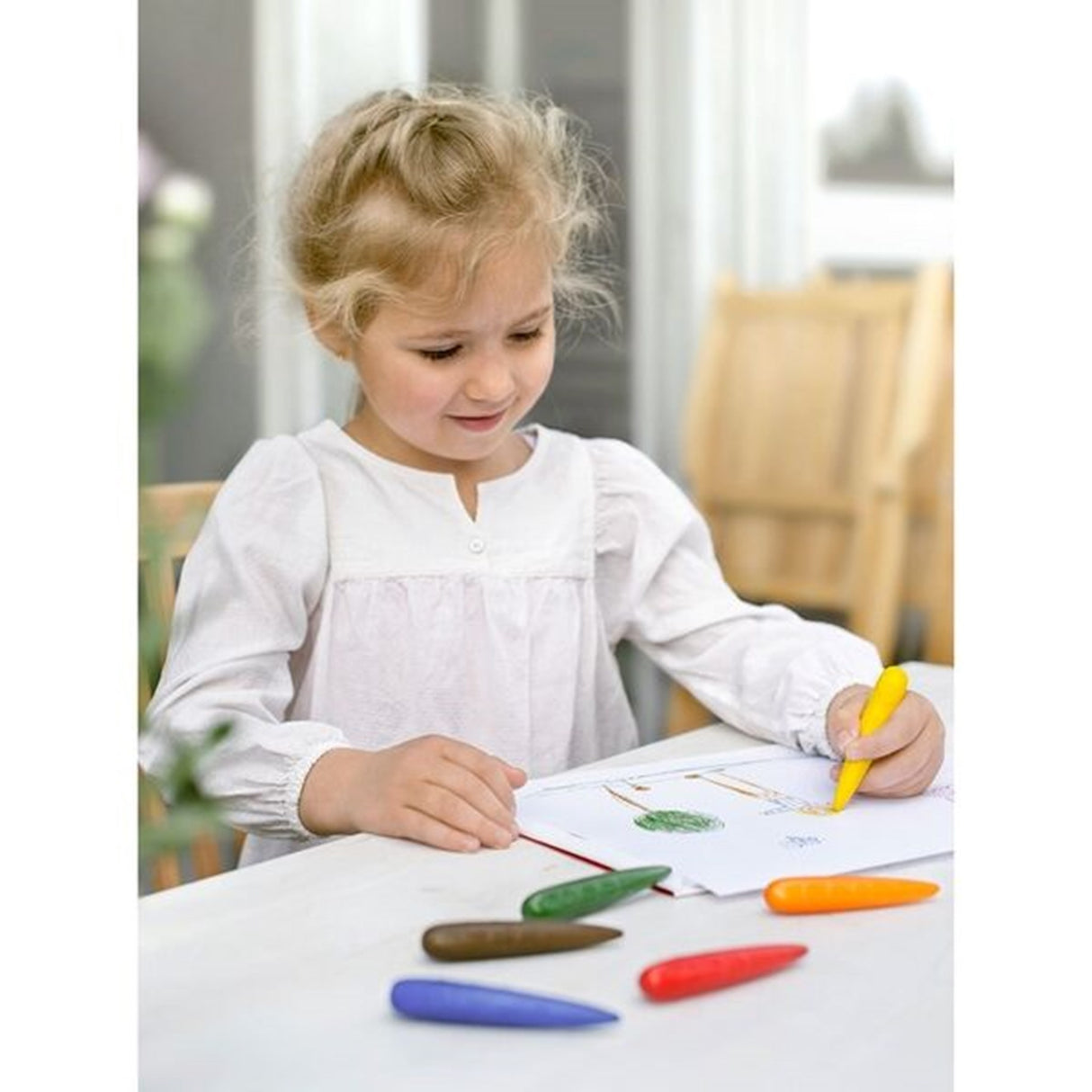 Faber Castell Kridt 6 Farver