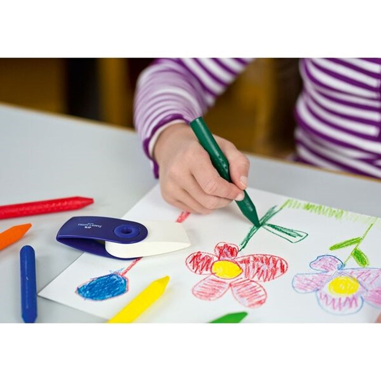 Faber Castell Kridt 6 Farver