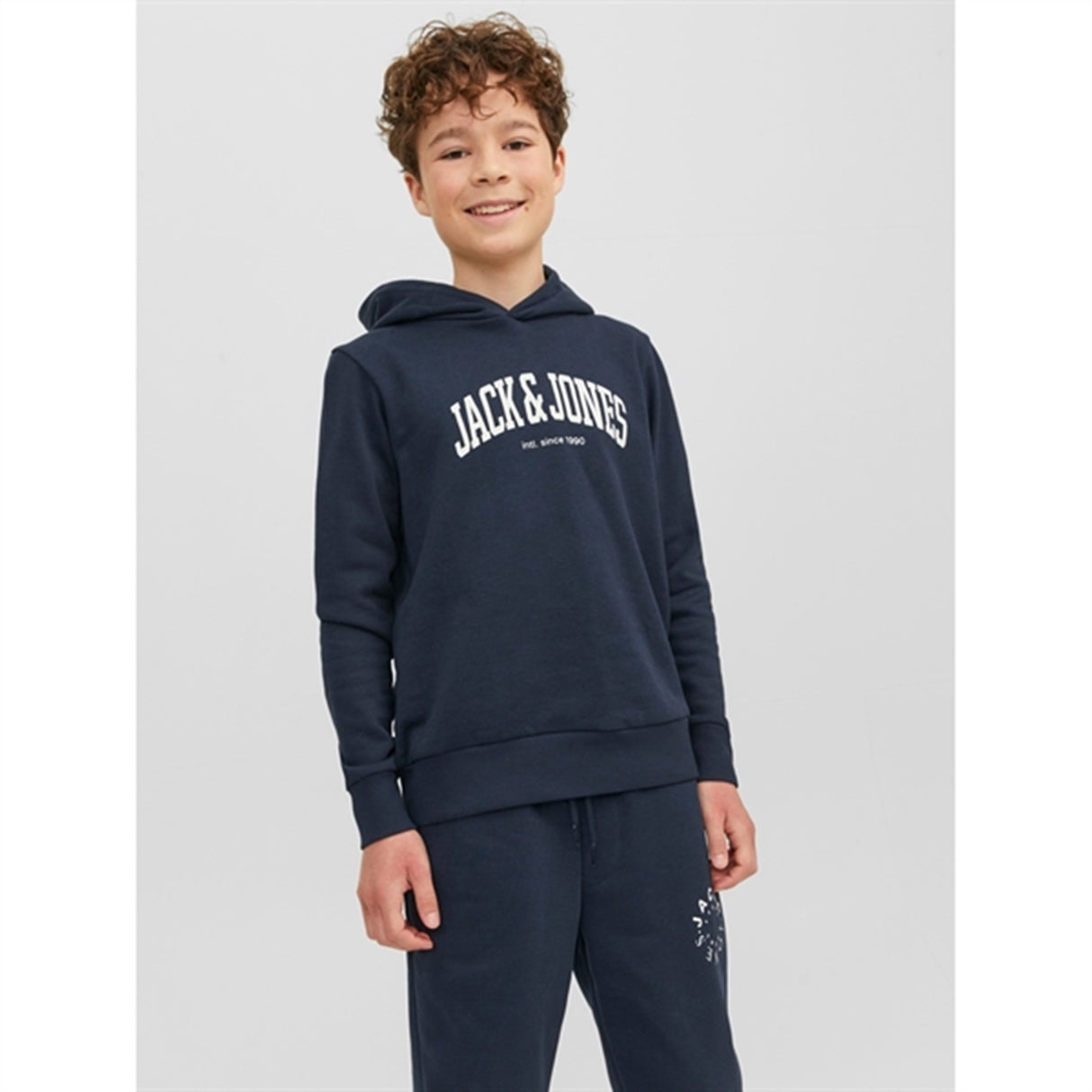 Jack & Jones Junior Navy Blazer Josh Sweat Hoodie