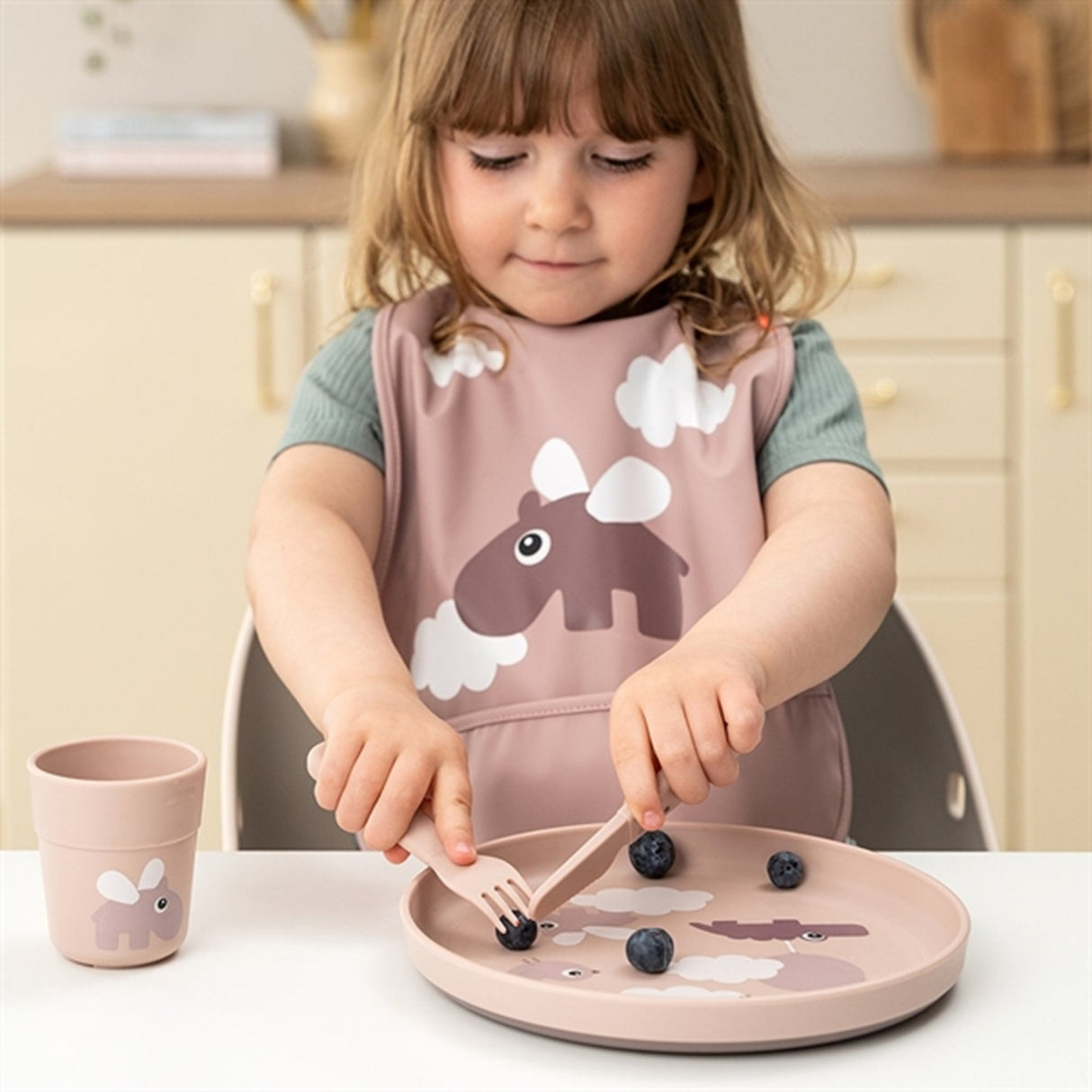 Done by Deer Foodie Bestiksæt Happy Dots Powder