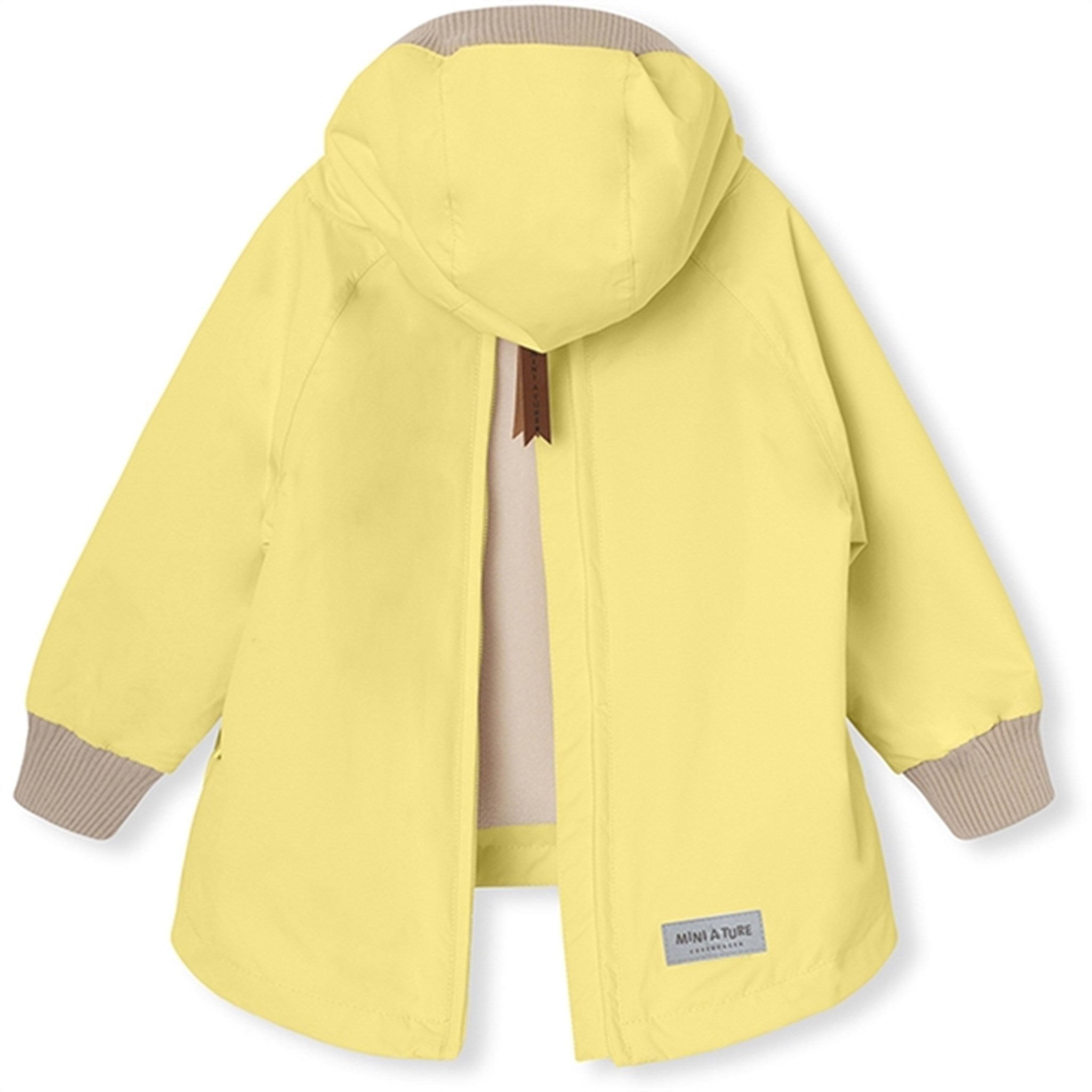 MINI A TURE BABYVITO Forårs Anorak m/Fleece Foer Muted Lime 2
