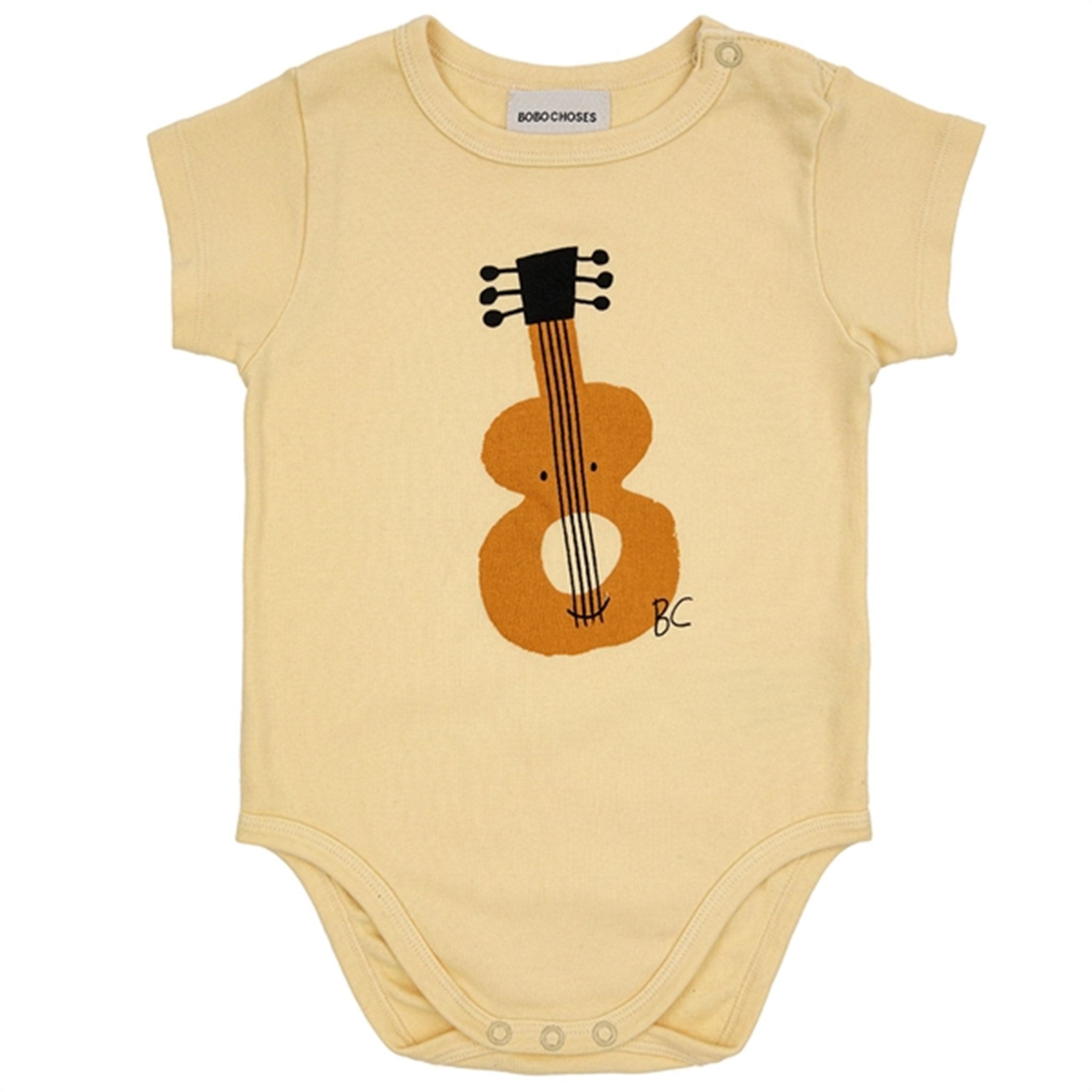 Bobo Choses Baby Acoustic Guitar Body Short Sleeve Light Yellow