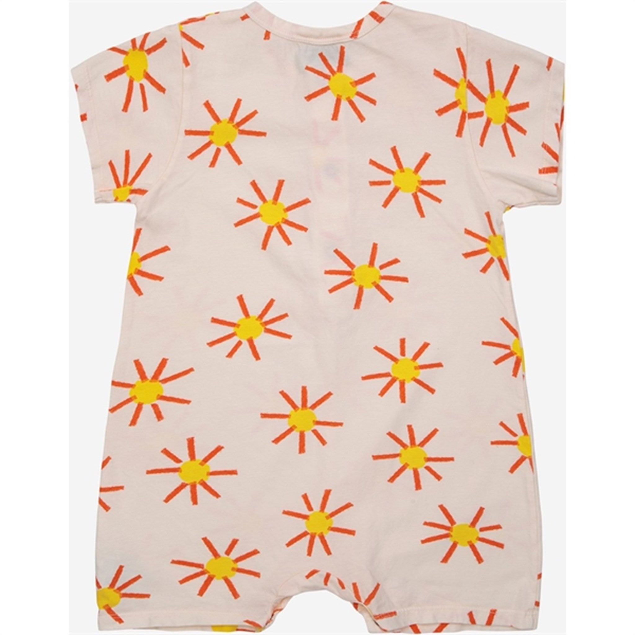 Bobo Choses Baby Sun All Over Playsuit Short Sleeve Offwhite 2