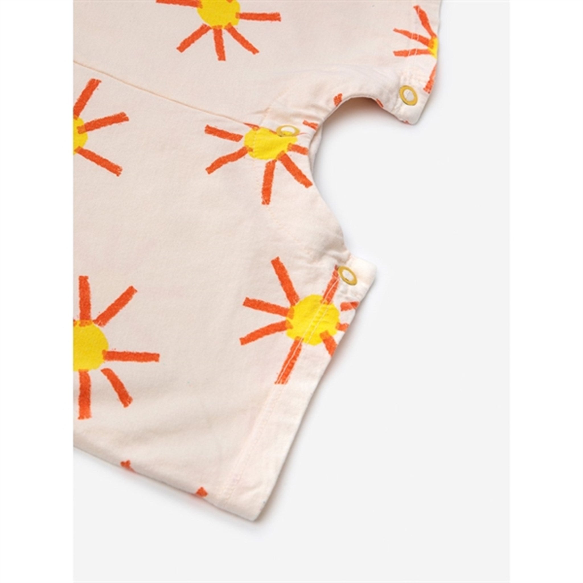 Bobo Choses Baby Sun All Over Playsuit Short Sleeve Offwhite 3