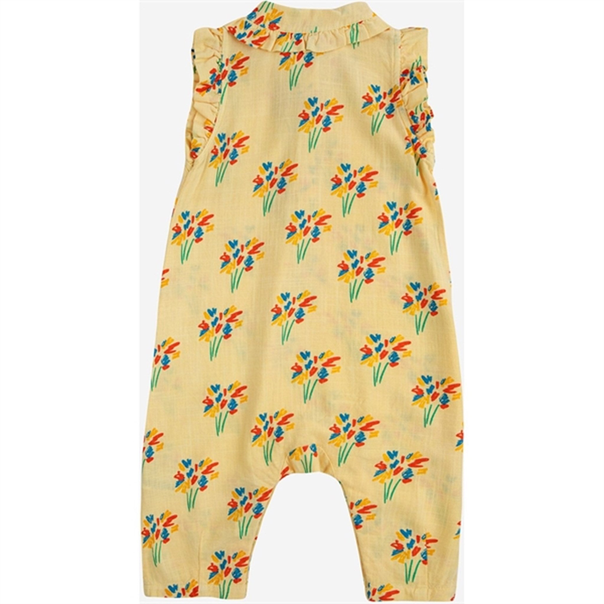 Bobo Choses Baby Fireworks All Over Woven Overall Sleeveless Light Yellow 2