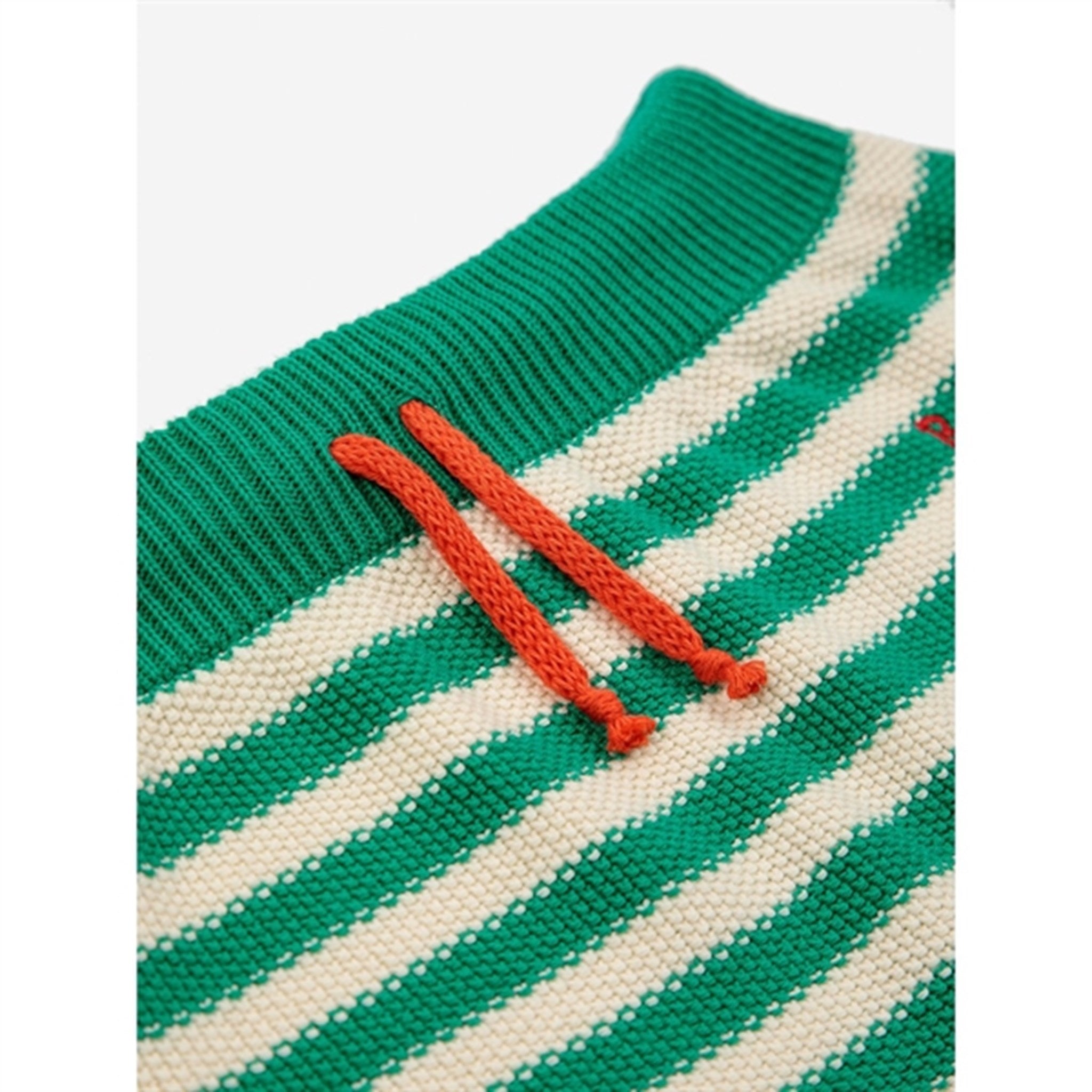 Bobo Choses Baby Stripes Knitted Culotte Green 2
