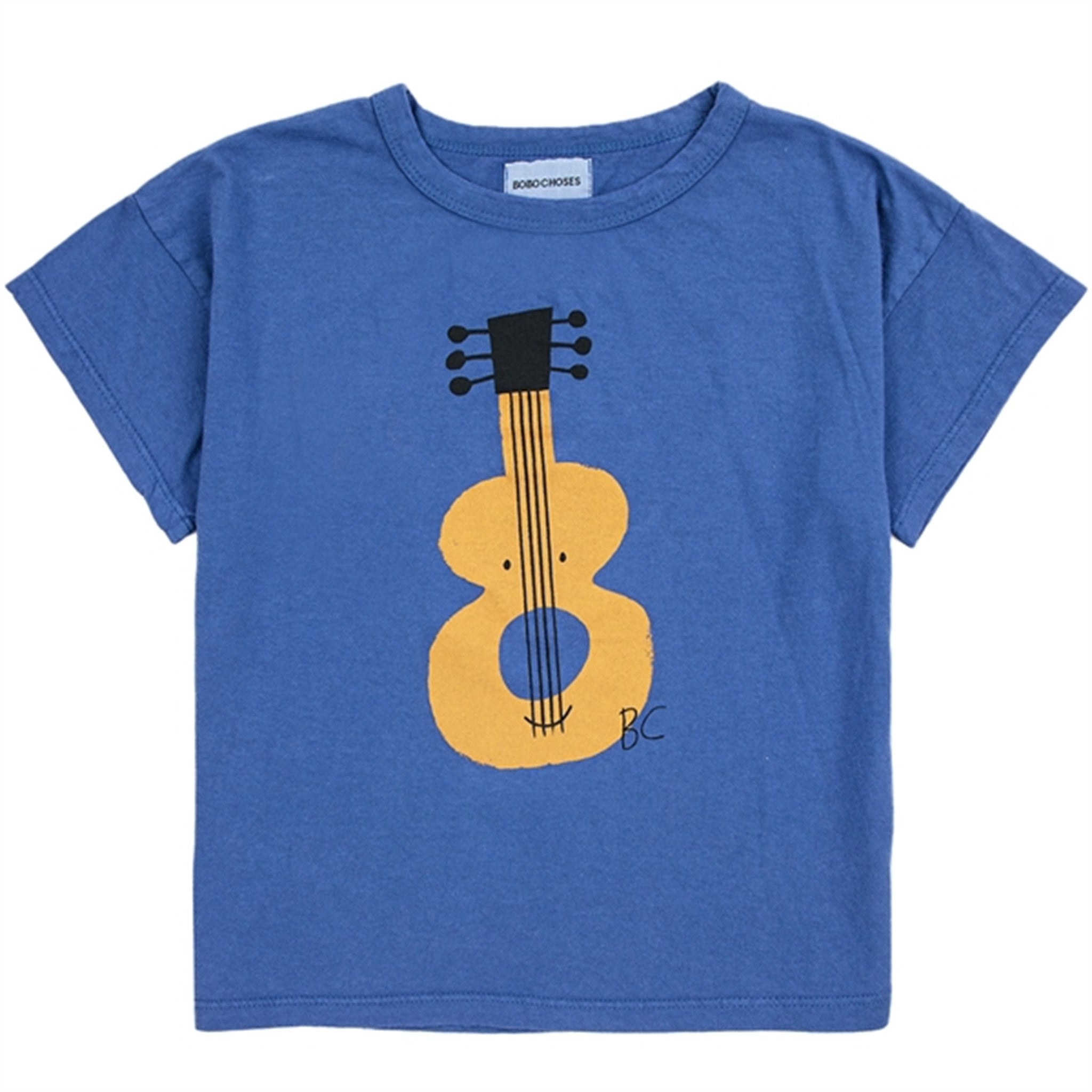 Bobo Choses Acoustic Guitar T-Shirt Navy Blue