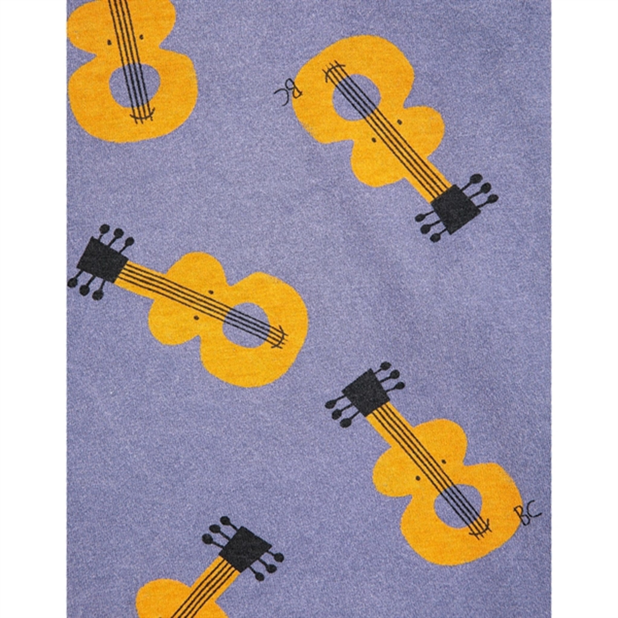 Bobo Choses Acoustic Guitar All Over T-Shirt Prussian Blue 2