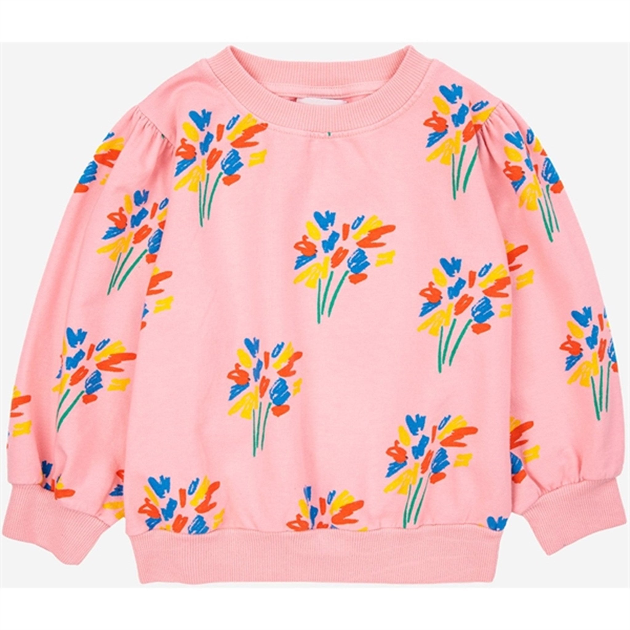 Bobo Choses Fireworks All Over Sweatshirt Round Neck Pink