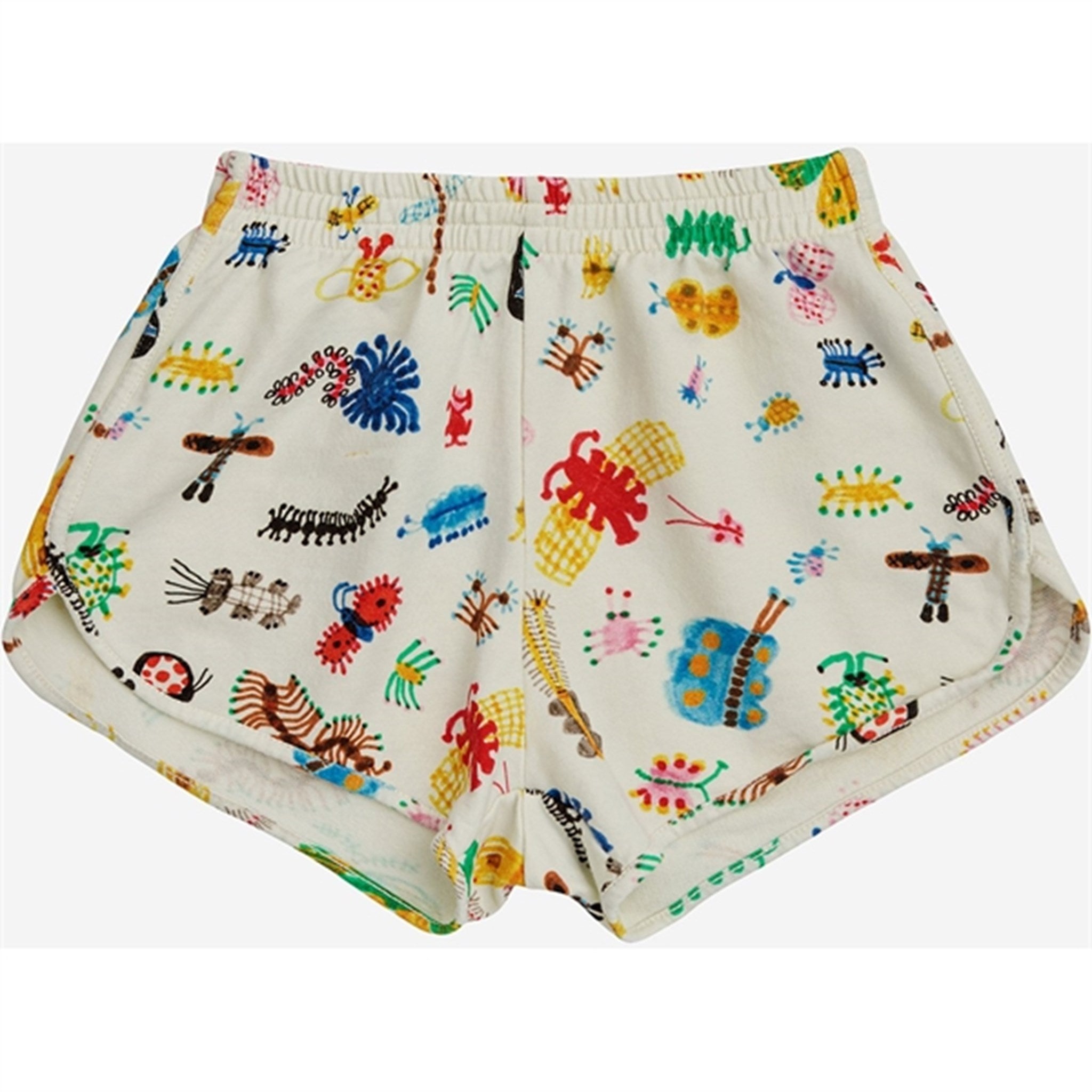 Bobo Choses Funny Insects All Over Løbeshorts Offwhite