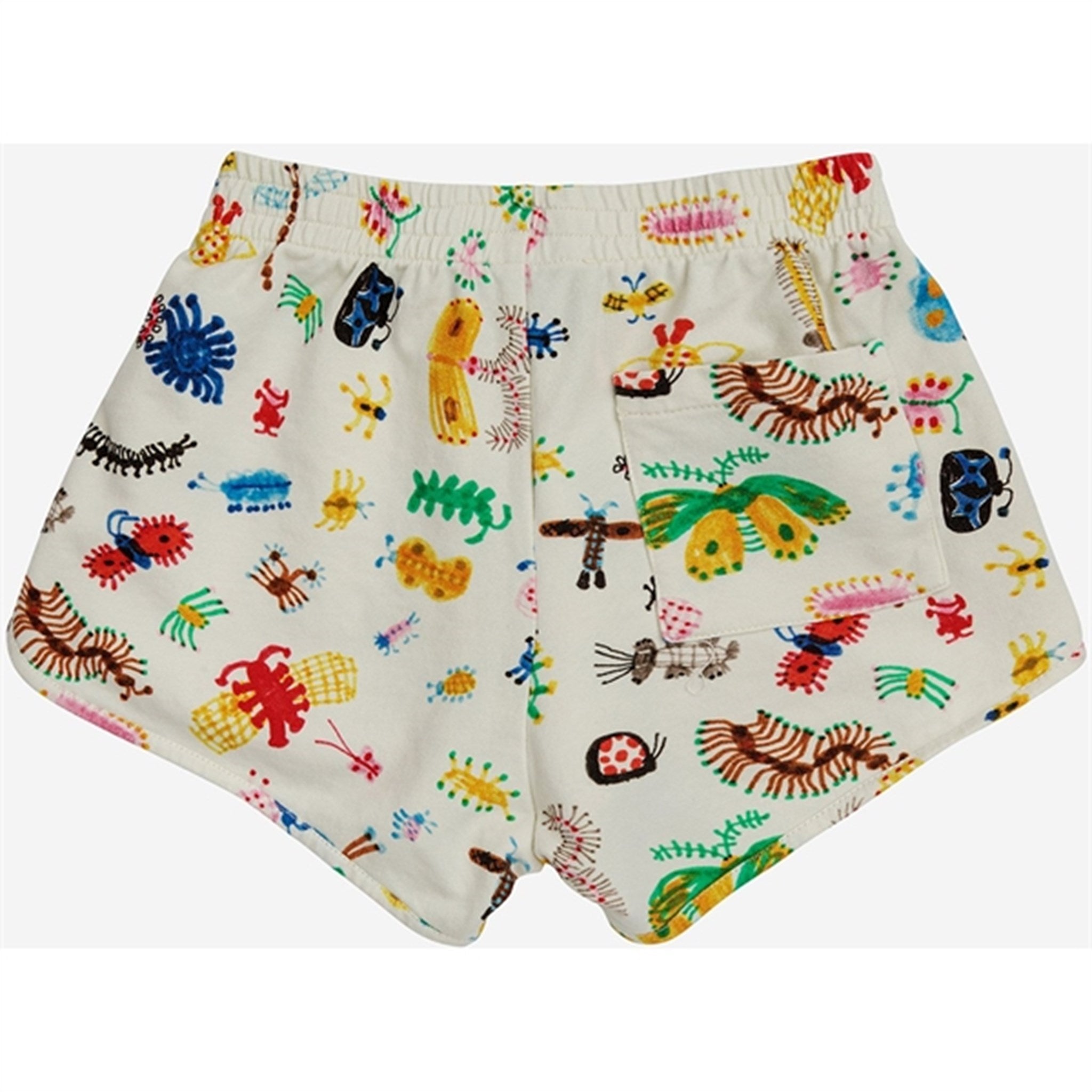 Bobo Choses Funny Insects All Over Løbeshorts Offwhite 2