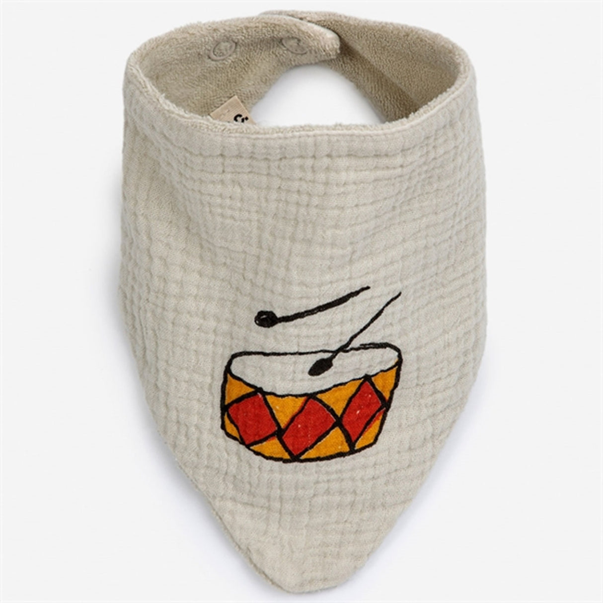 Bobo Choses Baby Play The Drum Hagesmække Offwhite