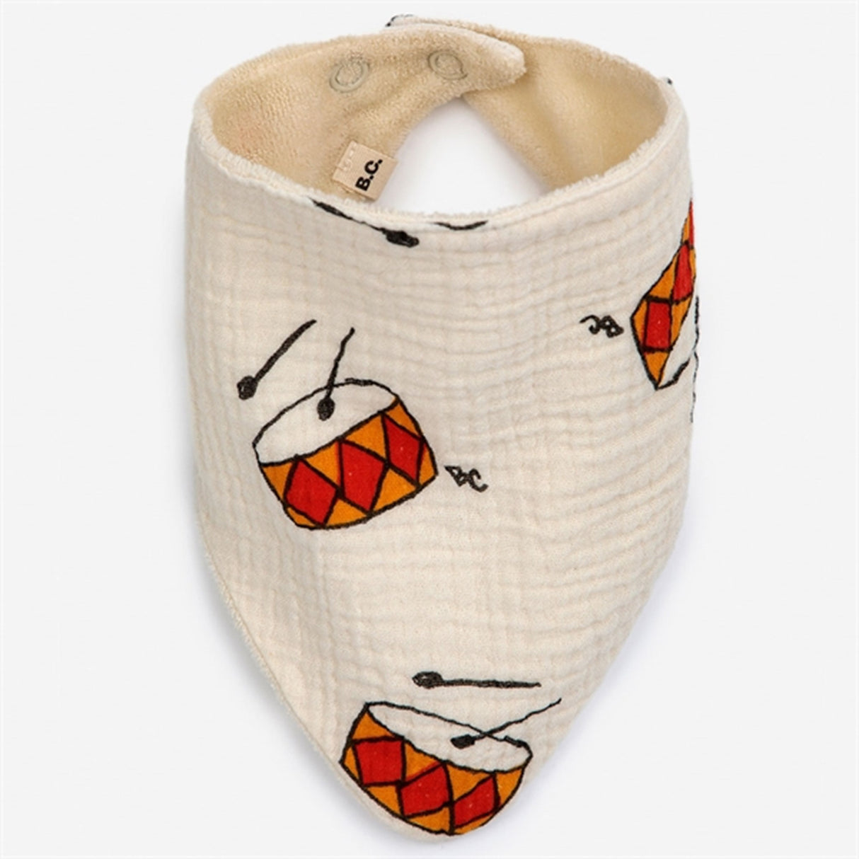 Bobo Choses Baby Play The Drum Hagesmække Offwhite