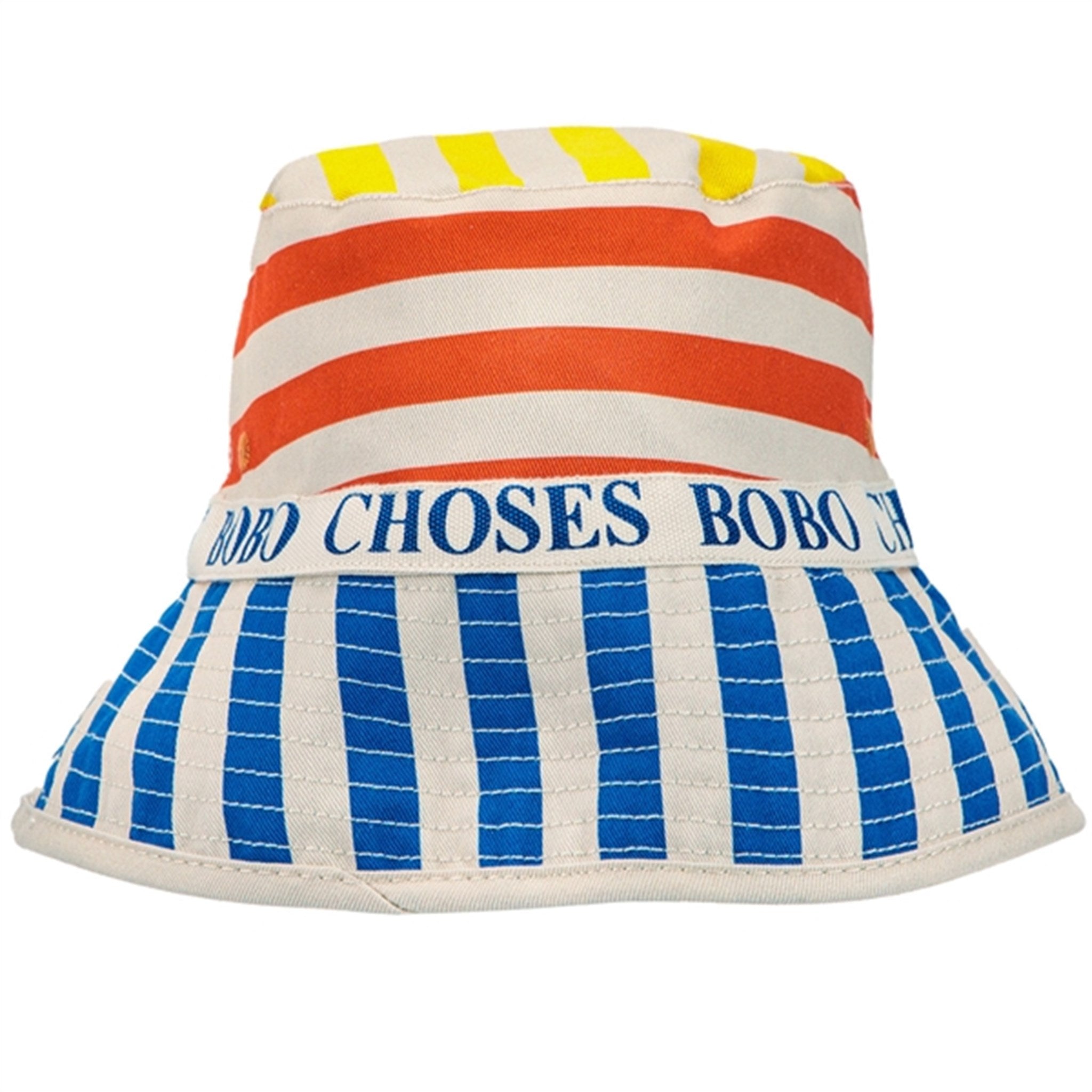 Bobo Choses Multicolor Stripes Vendbar Bøllehat Multicolor
