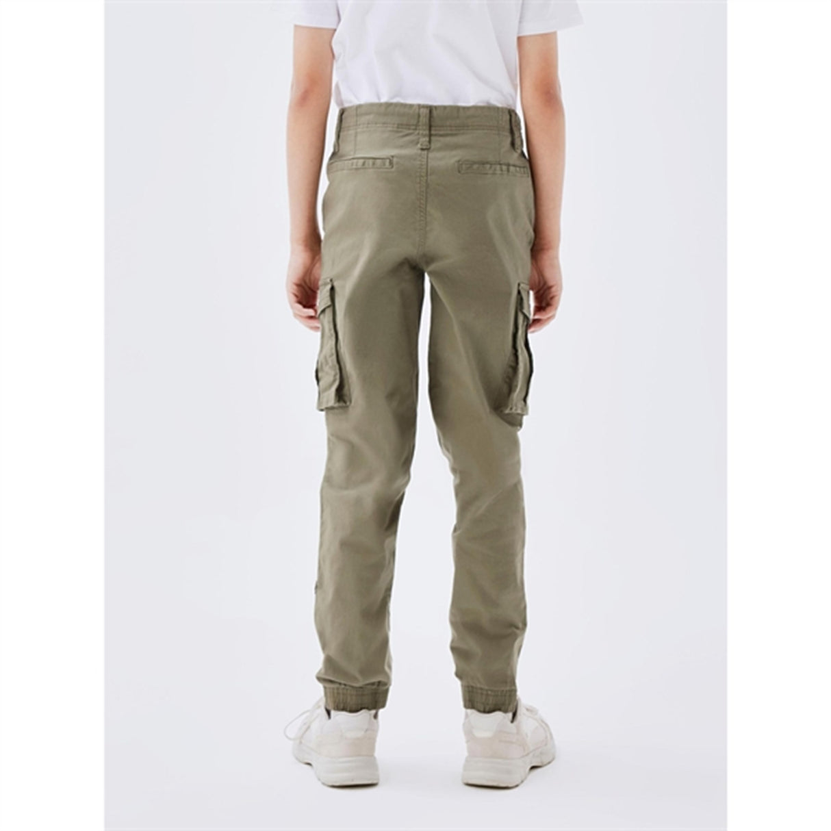 Name it Deep Lichen Green Ryan Cargo Twill Bukser Noos