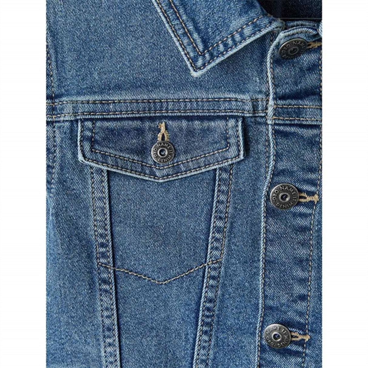 Name it Medium Blue Denim Jack Denim Jakke Noos