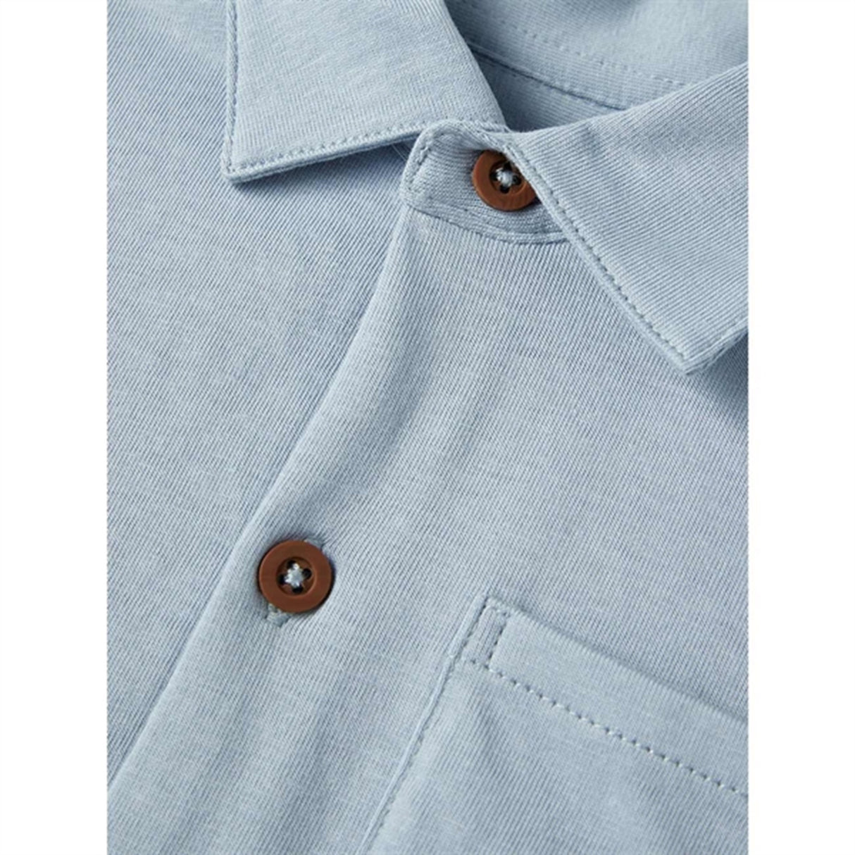 Name it Dusty Blue Folke Jersey Skjorte