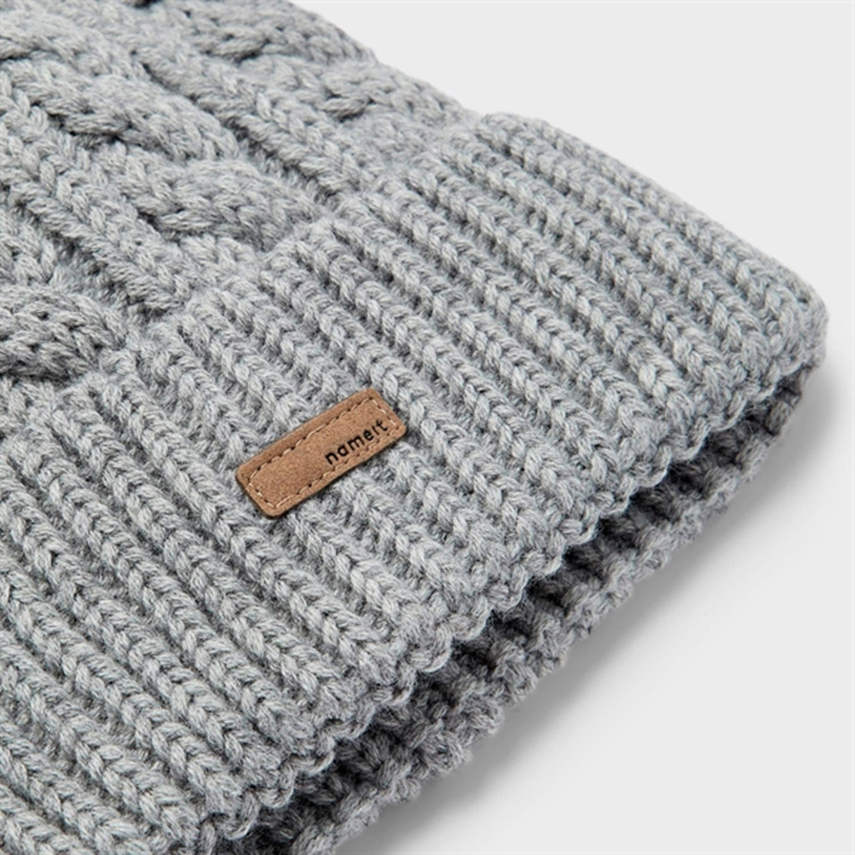 Name it Grey Melange Milo Strik Beanie