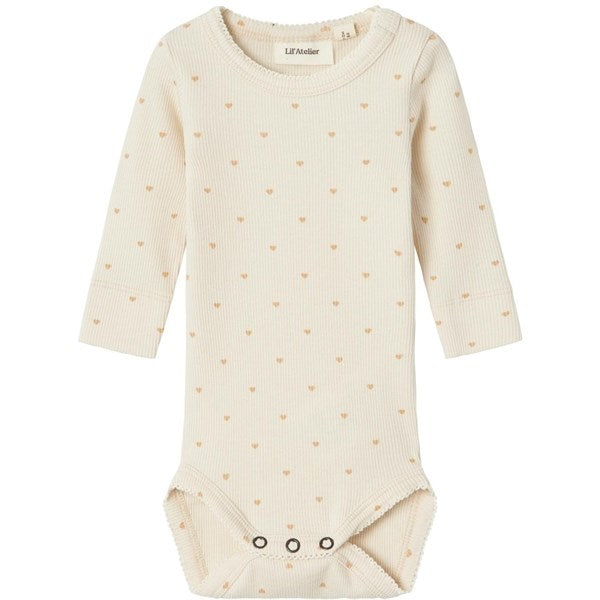 Lil' Atelier Talia Ls Loose Body Dress Coconut Milk