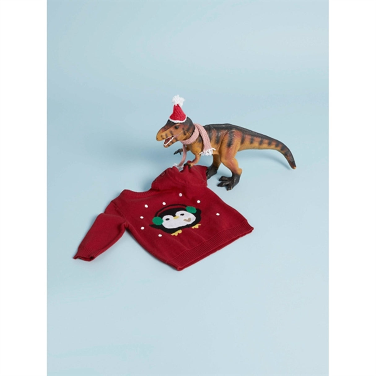 Name it Jester Red Radeer Striktrøje