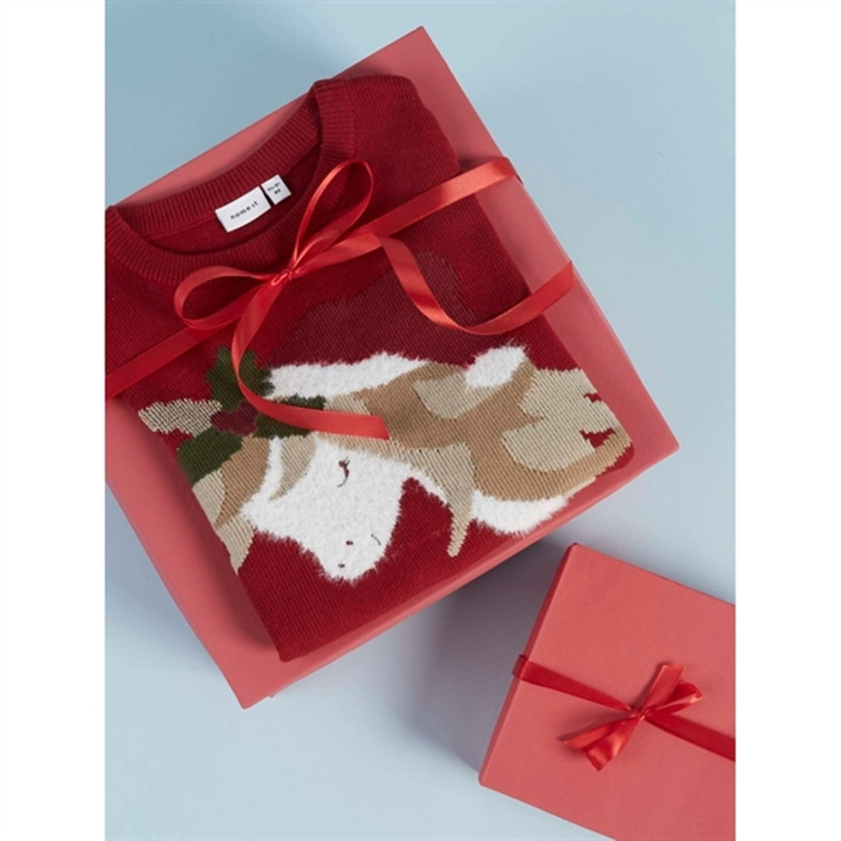 Name it Jester Red Roullo Striktrøje