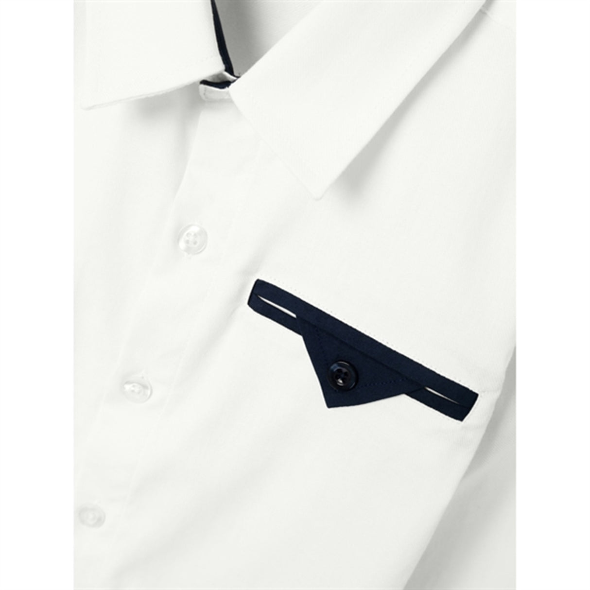 Name it Bright White Rinal Skjorte