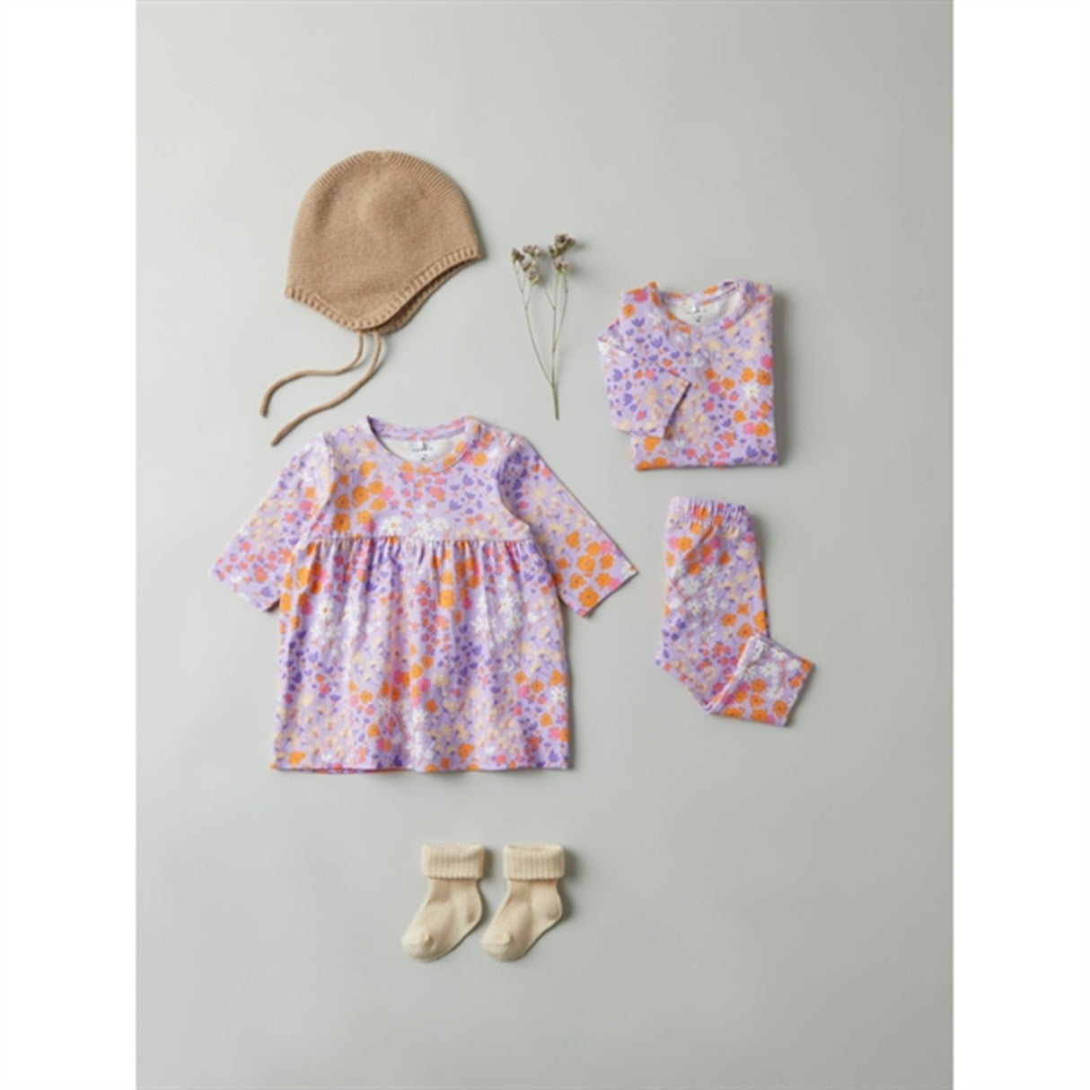 Name it Lilac Breeze Tunna Kjole
