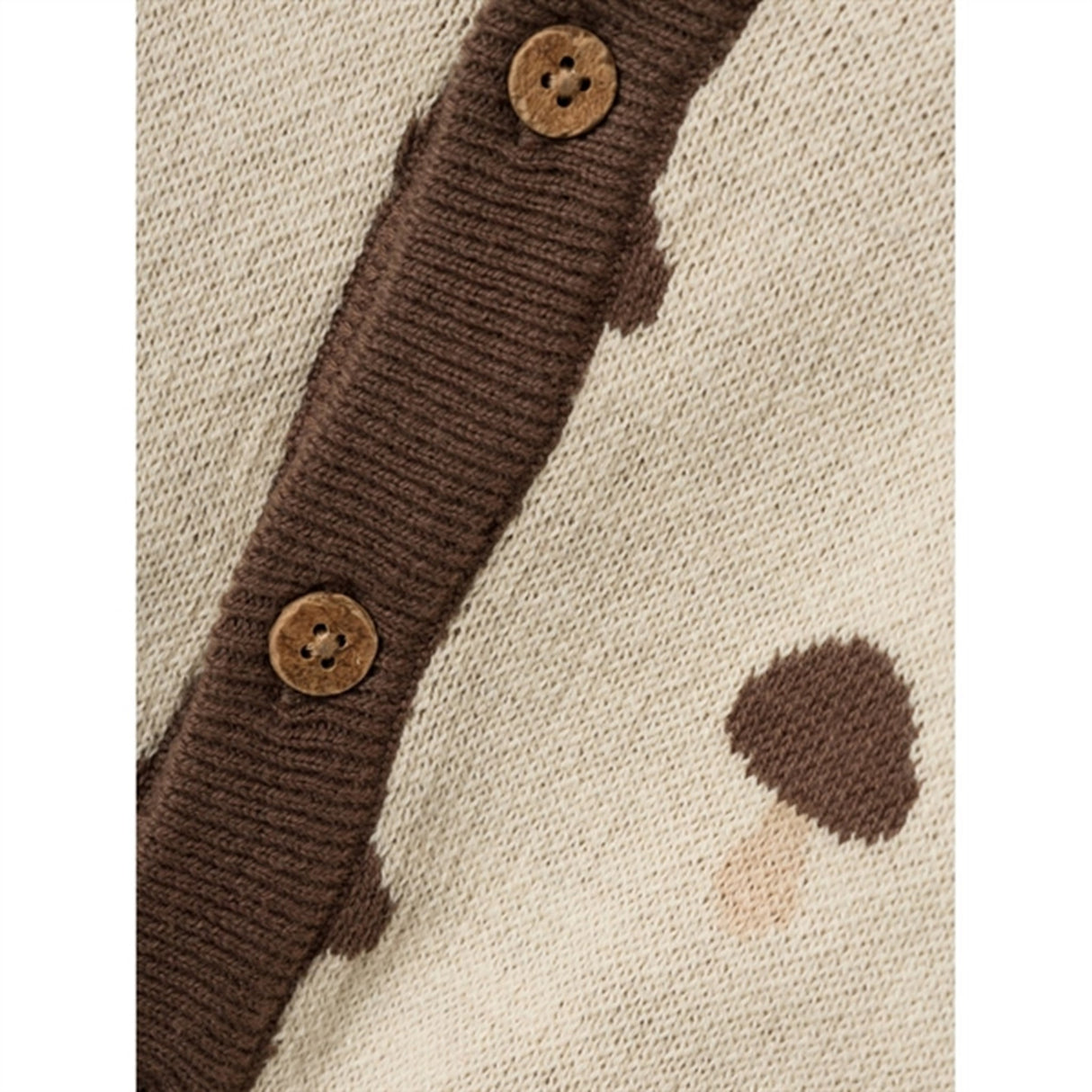 Lil'Atelier Wood Ash Saran Strik Cardigan