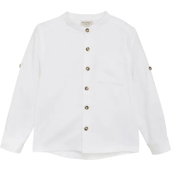 Minymo Bright White Skjorte