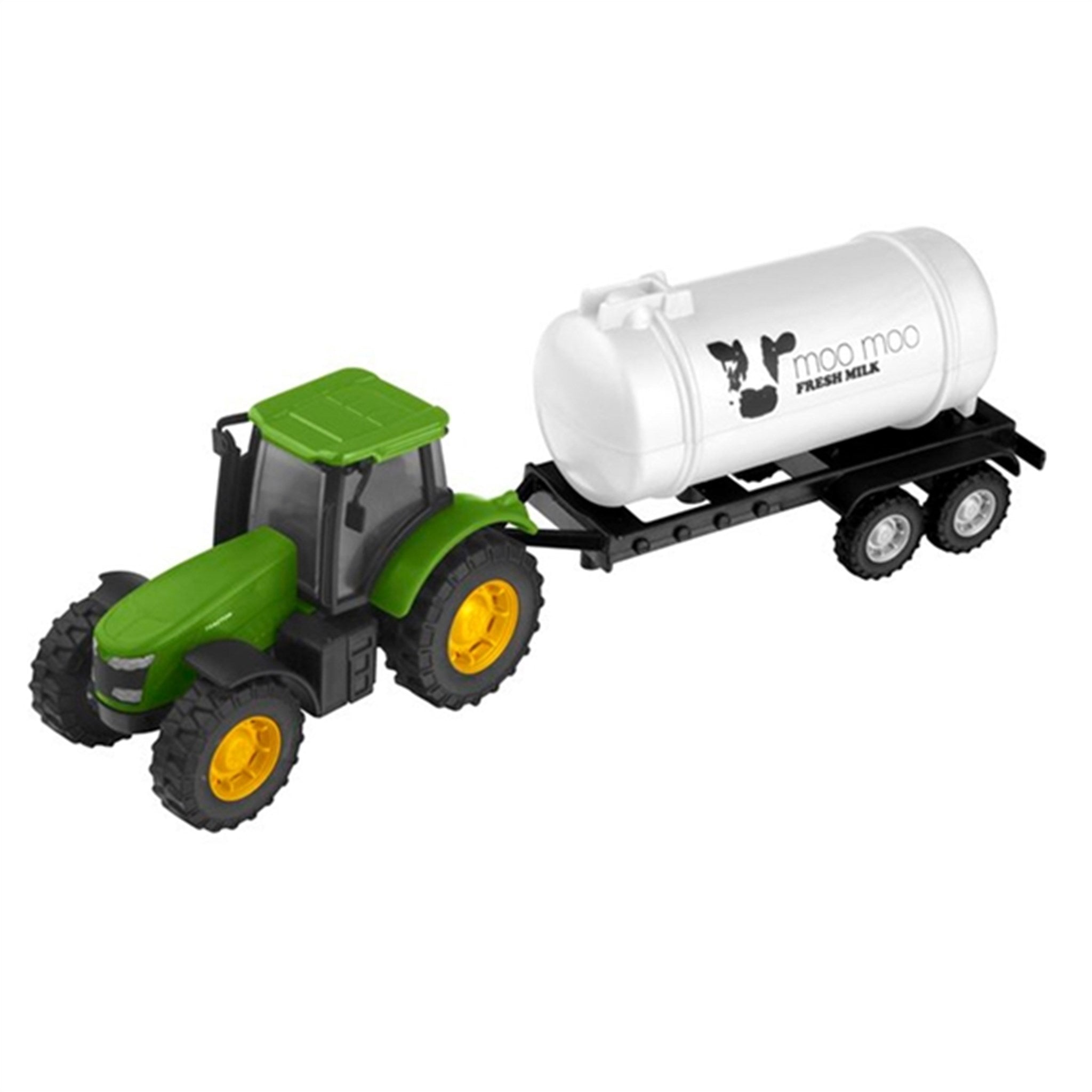 Teamsterz Tractor og Trailer Grøn Mælketank
