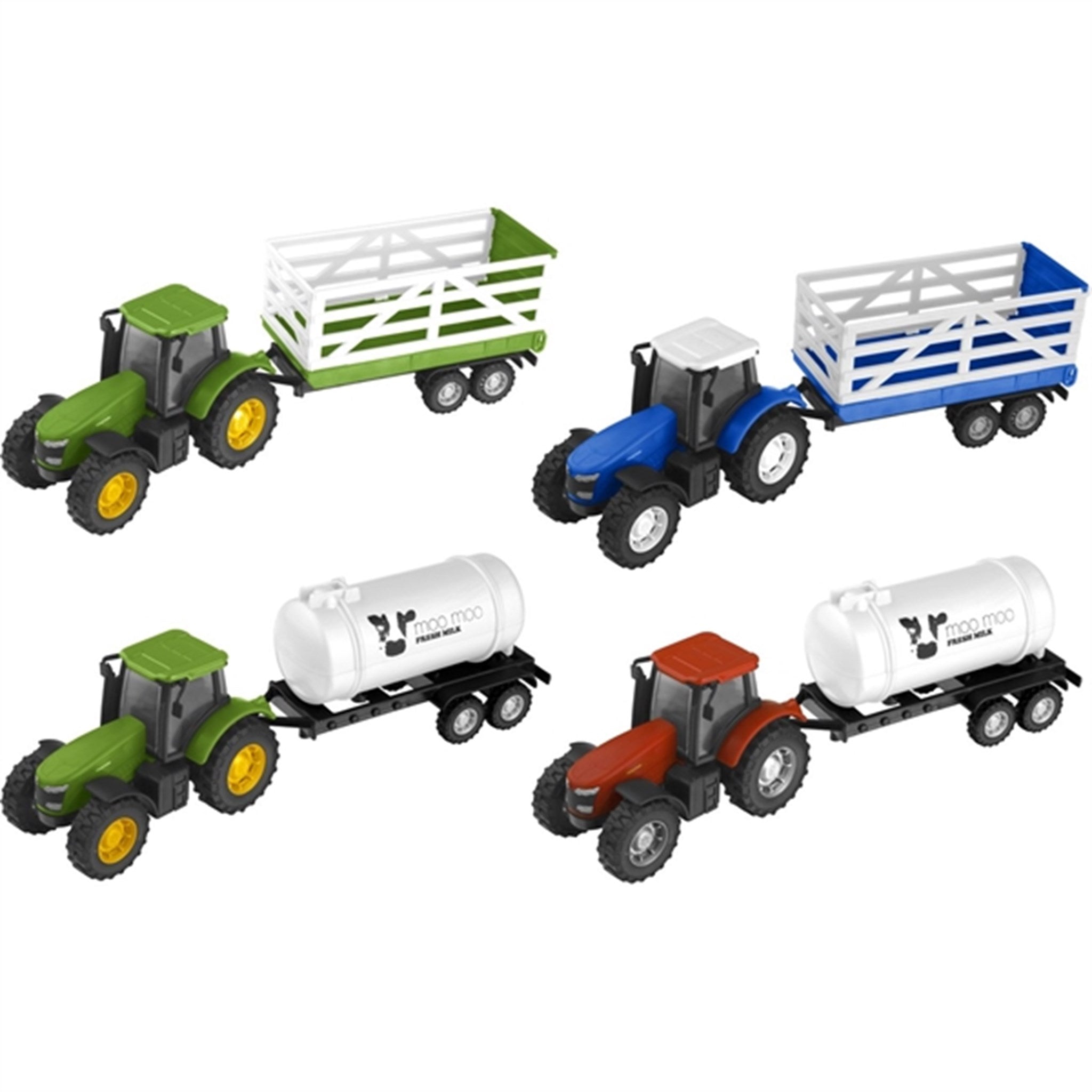 Teamsterz Tractor og Trailer Grøn Bur 2