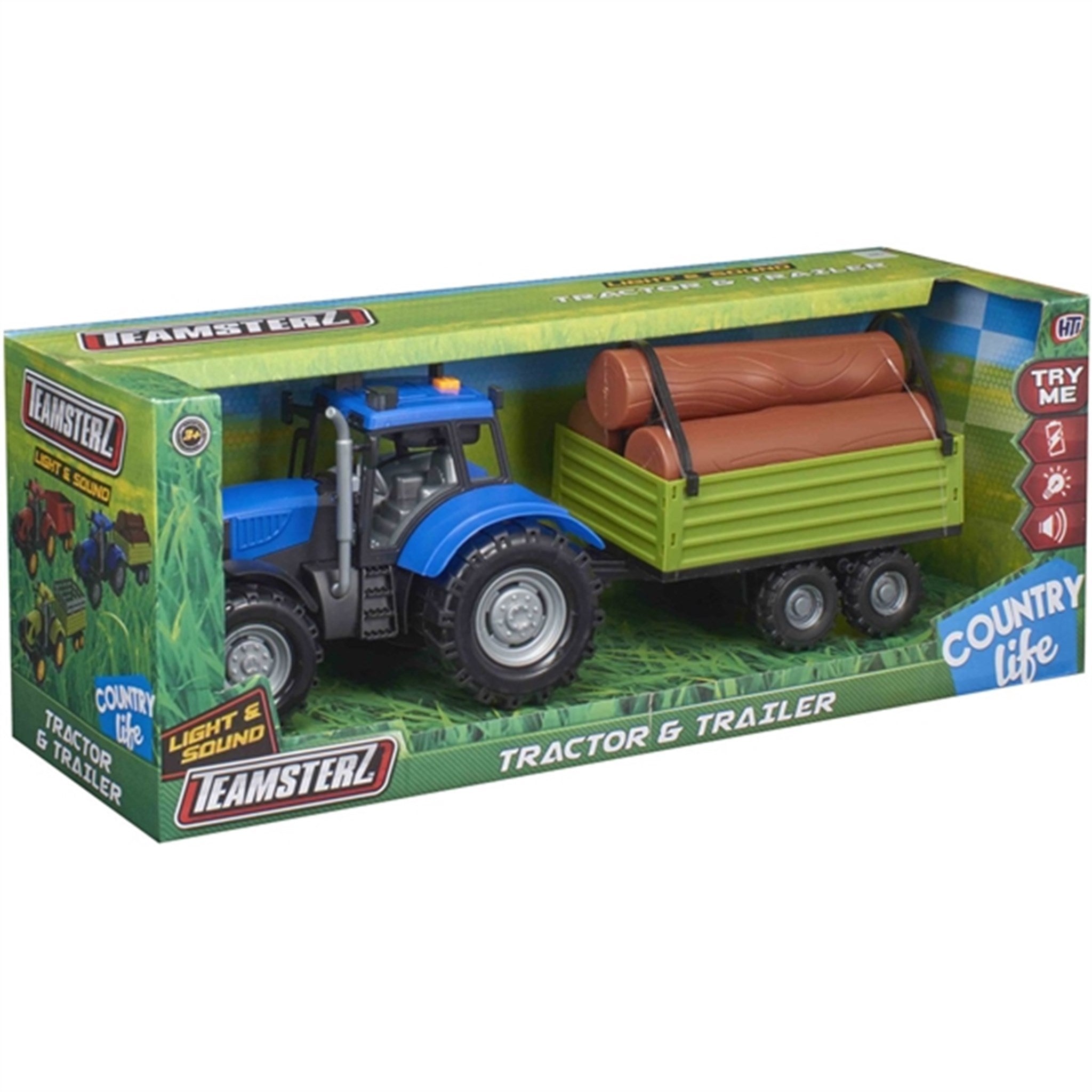 Teamsterz C/Life L&S Traktor & Trailer Blå 2