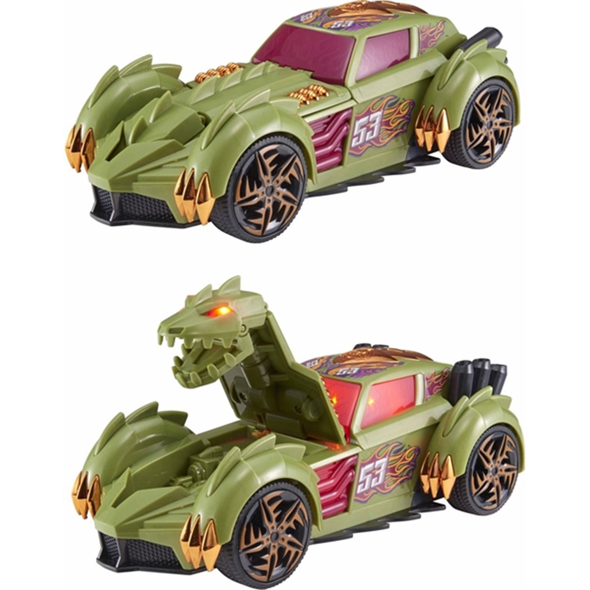 Teamsterz Mighty Moverz NIght Crawler Grøn