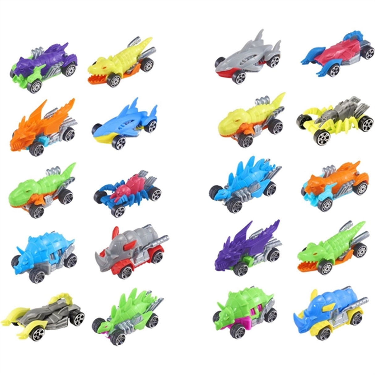 Teamsterz Beast Machine Die-Cast Biler 10-pak Assorterede