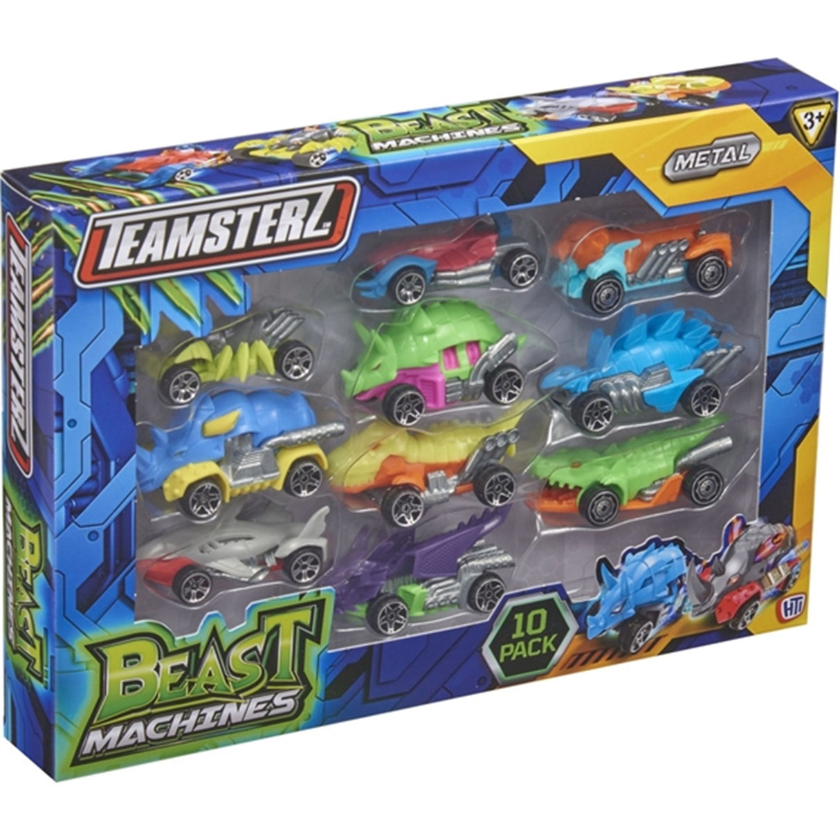Teamsterz Beast Machine Die-Cast Biler 10-pak Assorterede
