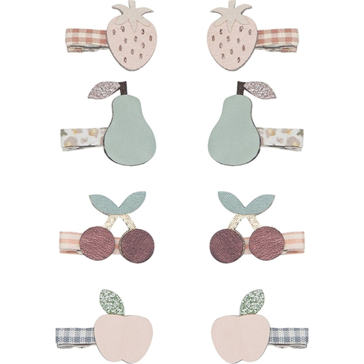 Mimi & Lula 8 Hårclips Mini Fruit Tulip