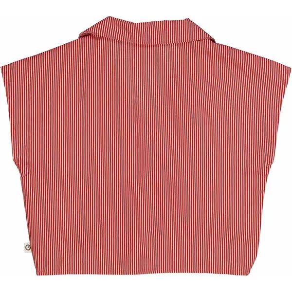Müsli Balsam Cream/Apple Red Poplin Stripe Skjorte Top