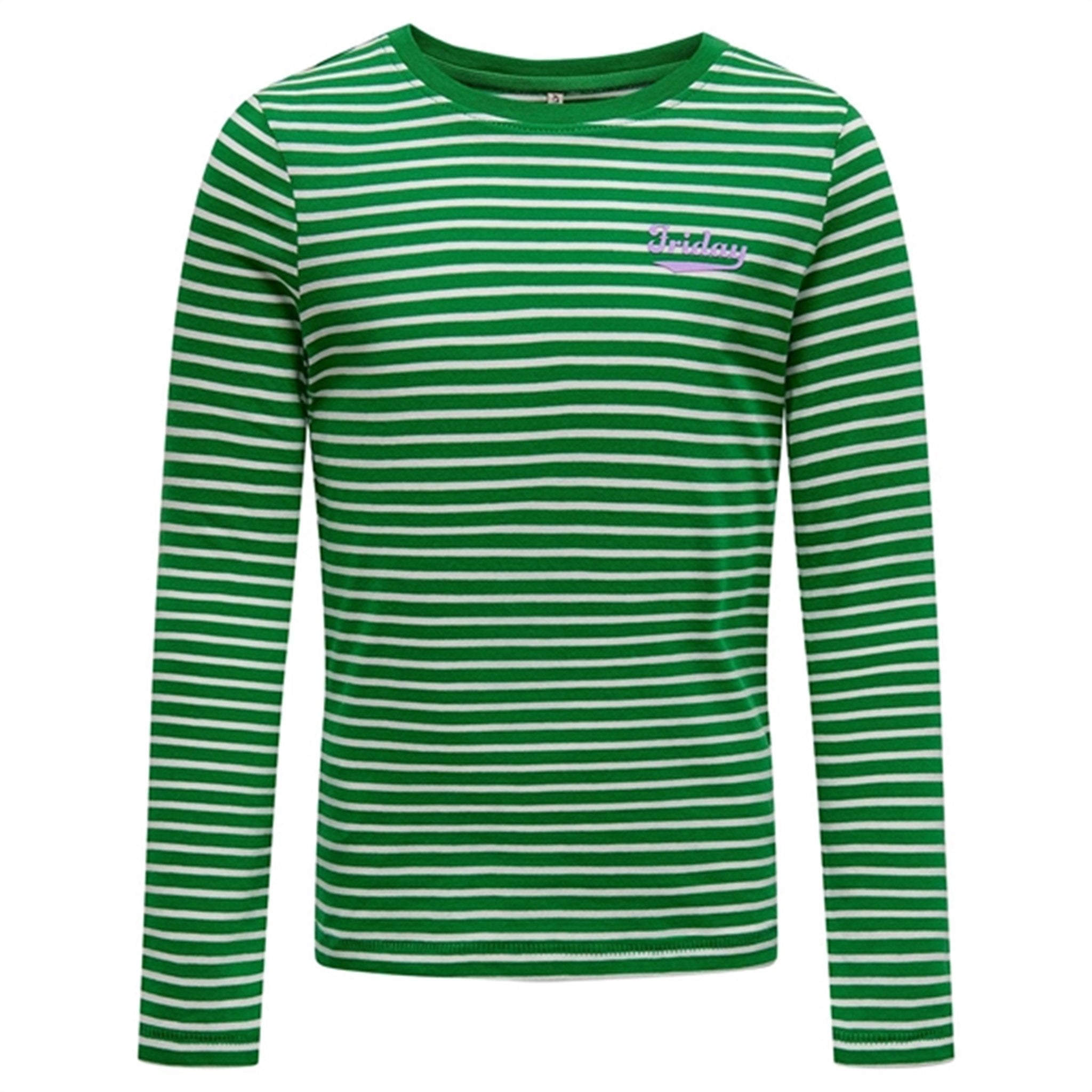Kids ONLY First Tee Friday Weekday Reg Stripe Bluse