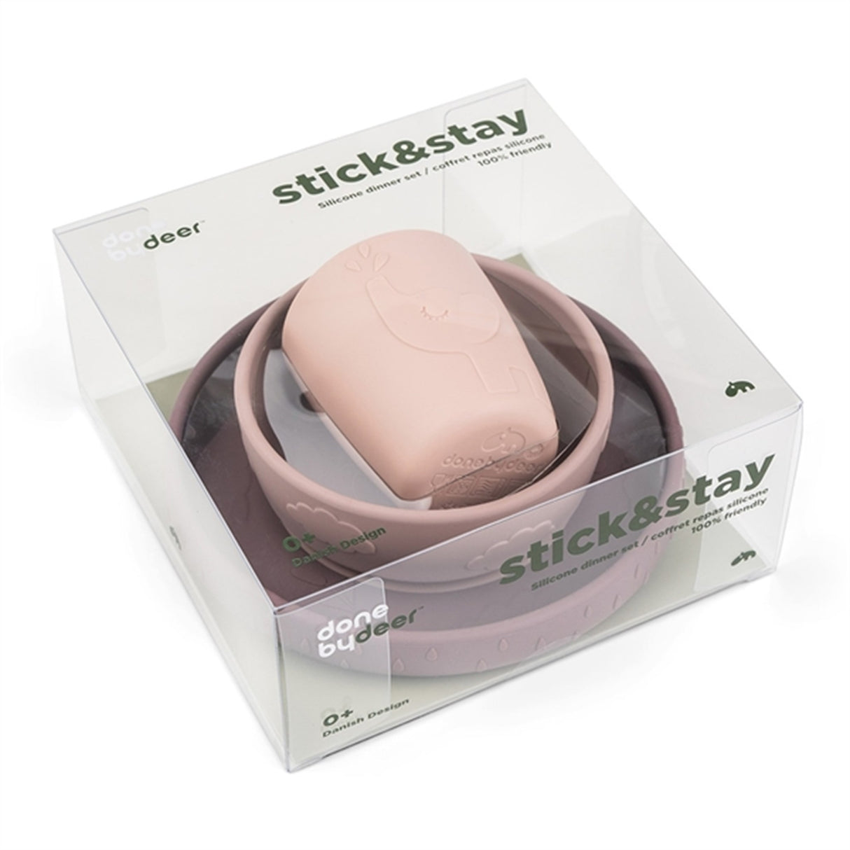 Done by Deer Stick&Stay Spisesæt Deer Friends Pudder