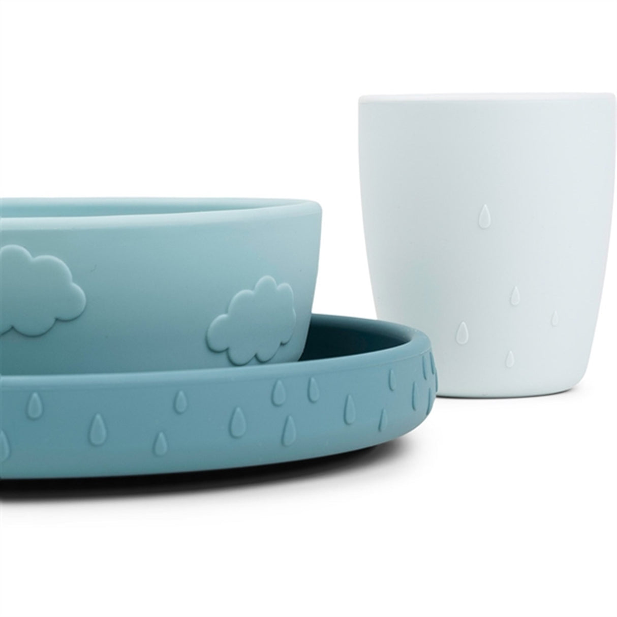 Done by Deer Stick&Stay Spisesæt Deer Friends Blå