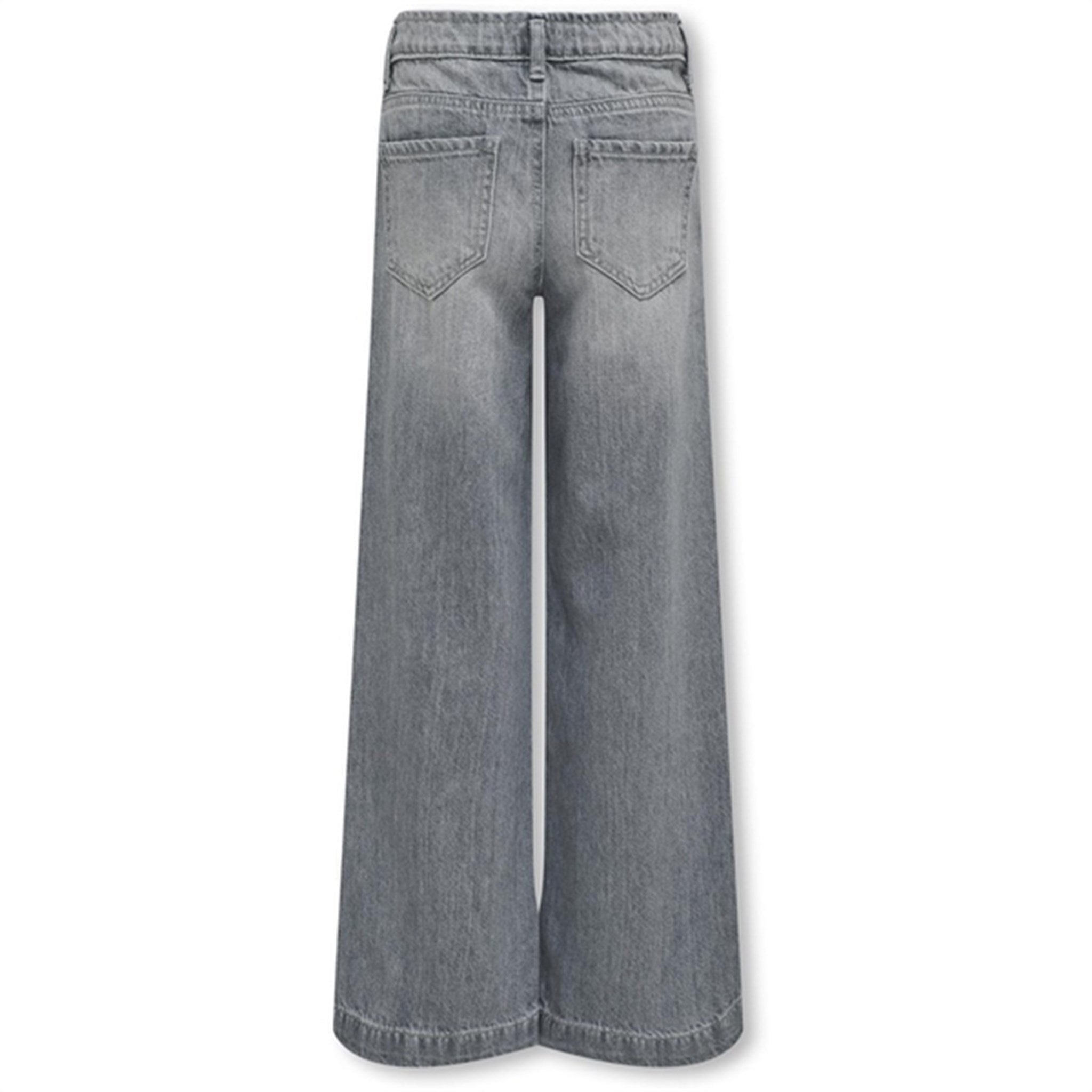 Kids ONLY Medium Grey Denim Comet Wide Leg Denim Jeans Noos 2