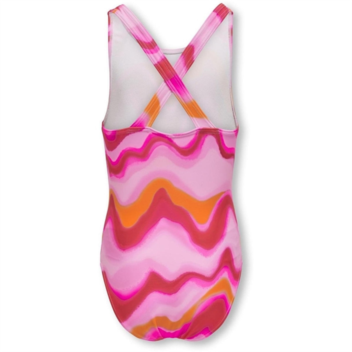 Kids ONLY Pink Lady / Heat Waves Laura Cross Back Badedragt
